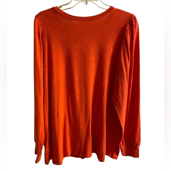 Torrid super soft slub jersey crewneck top orange 2X - Picture 2 of 5